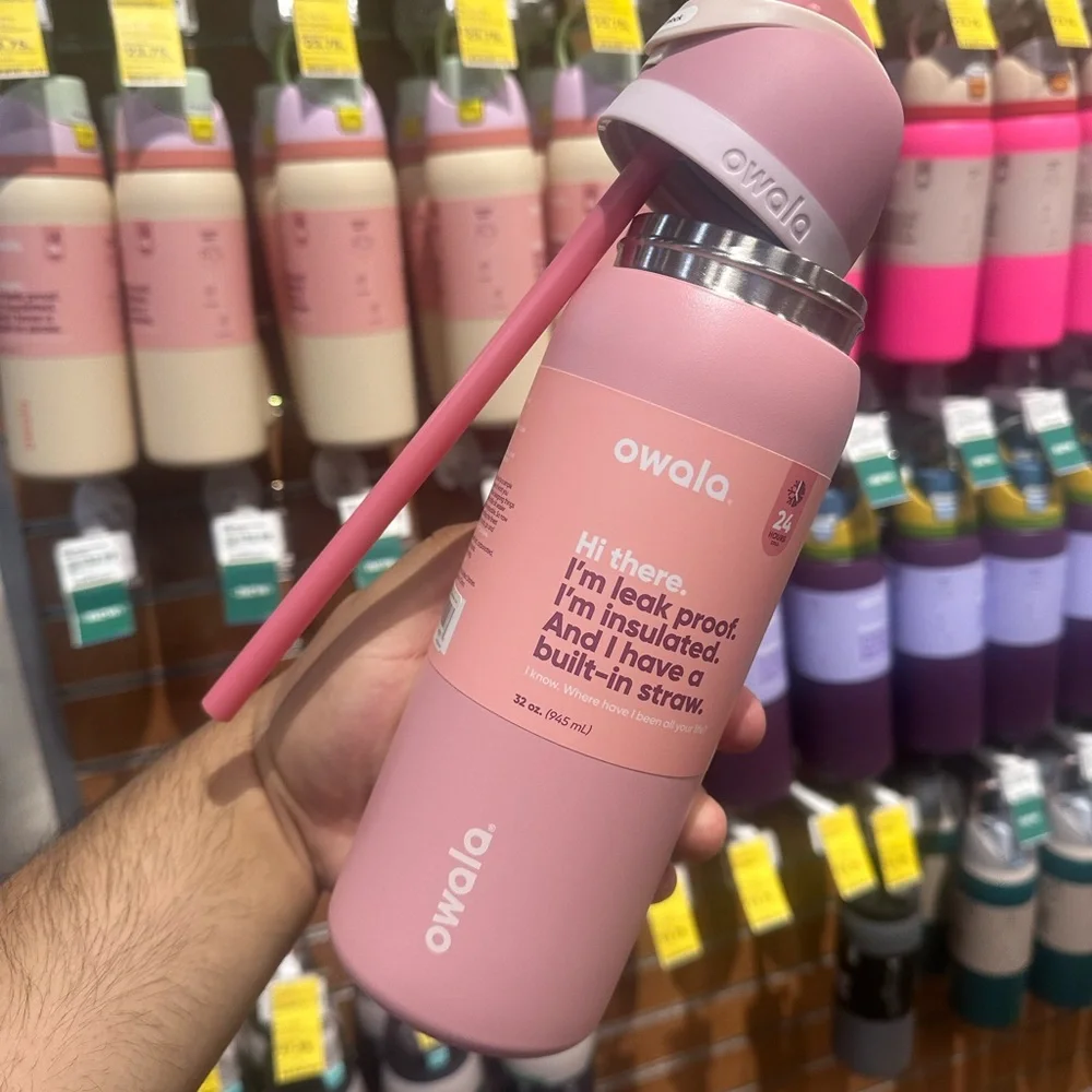 Owala Rosy Dreams 32oz Whole Foods Exclusive BRAND NEW!!! - Picture 5 of 8